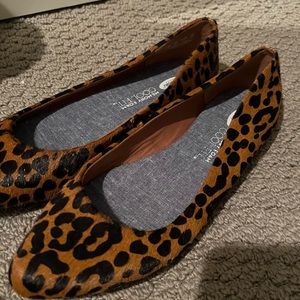 Dr. Scholls Memory Foam Leopard Flats